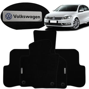 TAPETE BORRACHA TAG INOX PASSAT 2011 A 2014 4 PEÇAS