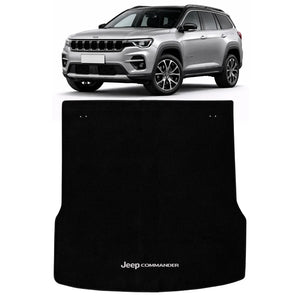 TAPETE PORTA-MALAS CARPETE PRETO COMMANDER 2021 A 2024