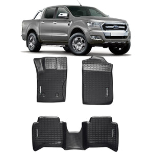 TAPETE TIPO BANDEJA PREMIUM RANGER 2013 A 2016 JOGO COMPLETO