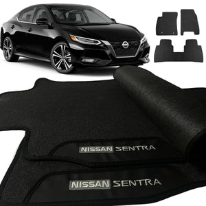 TAPETE BORRACHA PREMIUM SENTRA ADVANCE 2023 A 2025 3 PEÇAS - Exclusive 