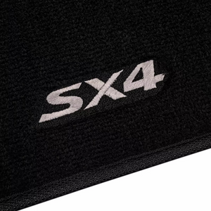 TAPETE CARPETE SUZUKI SX4 2012 PRETO 4 PEÇAS - Exclusive 
