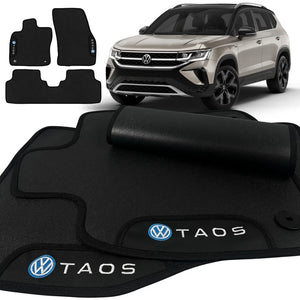 TAPETE BORRACHA PREMIUM TAOS 2021 A 2026 4 PEÇAS