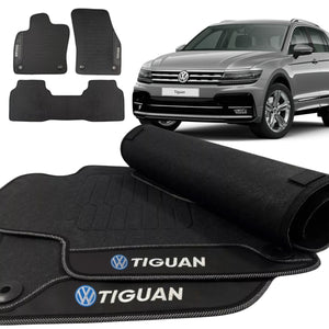 TAPETE BORRACHA PREMIUM TIGUAN 2018 A 2024 - Exclusive 