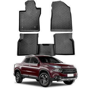 TAPETE BANDEJA TORO 2016 A 2024 PRETO 5 PEÇAS