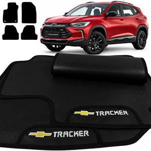 TAPETES BORRACHA PREMIUM TRACKER 2014 A 2019 4 PEÇAS