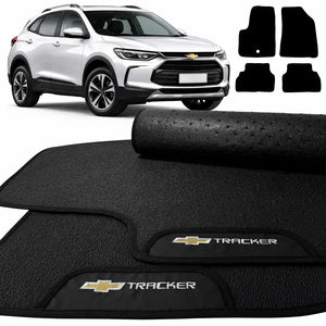 TAPETES BORRACHA PREMIUM TRACKER 2020 A 2024 4 PEÇAS