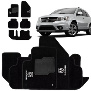 TAPETE CARPETE DODGE JOURNEY 2007 A 2020 7 LUGARES BORDADO - Exclusive 