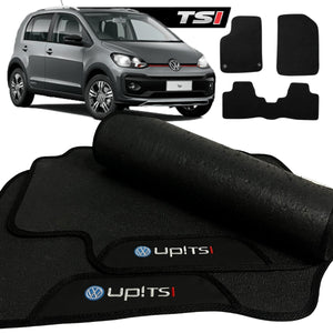 TAPETE BORRACHA PREMIUM UP! TSI 2014 A 2023 BORDADO 3 PEÇAS - Exclusive 