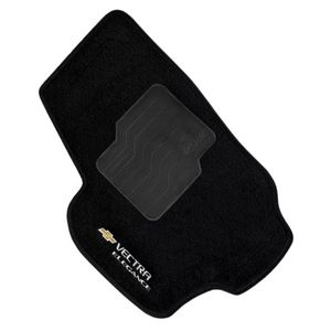 TAPETE CARPETE VECTRA ELEGANCE 2005 A 2011 PRETO BORDADO - Exclusive 