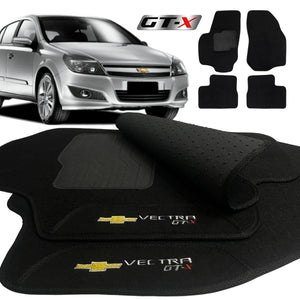 TAPETE CARPETE VECTRA GTX 2007 A 2011 5 PEÇAS - Exclusive 
