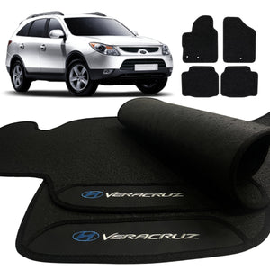 TAPETE BORRACHA PREMIUM VERACRUZ 2007 A 2012 4 PEÇAS - Exclusive 