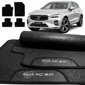 TAPETES BORRACHA PREMIUM VOLVO XC60 2018 A 2026 4 PEÇAS