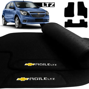 TAPETE BORRACHA PREMIUM AGILE LTZ 2009 A 2016 3 PEÇAS