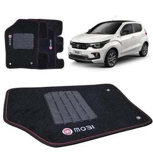 TAPETE MOBI 2016 A 2019 PRETO BORDADO 5 PEÇAS - Gold Brasil Parts