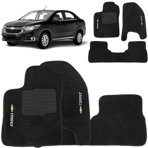 Tapete Cobalt 2011 a 2020 Preto 3 Peças - Gold Brasil Parts