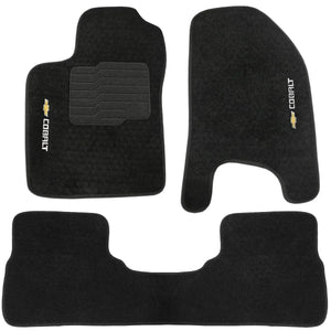 Tapete Cobalt 2011 a 2020 Preto 3 Peças - Gold Brasil Parts