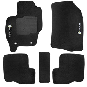 TAPETE RENAULT OROCH 2020 A 2023 PRETO 5 PEÇAS - Gold Brasil Parts