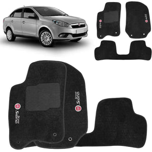 TAPETE GRAND SIENA 2016 A 2021 PRETO 3 PEÇAS - Gold Brasil Parts