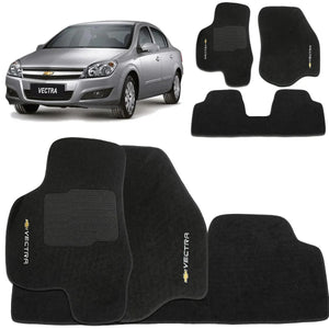 Tapete Vectra 2006 a 2011 Preto 3 Peças - Gold Brasil Parts